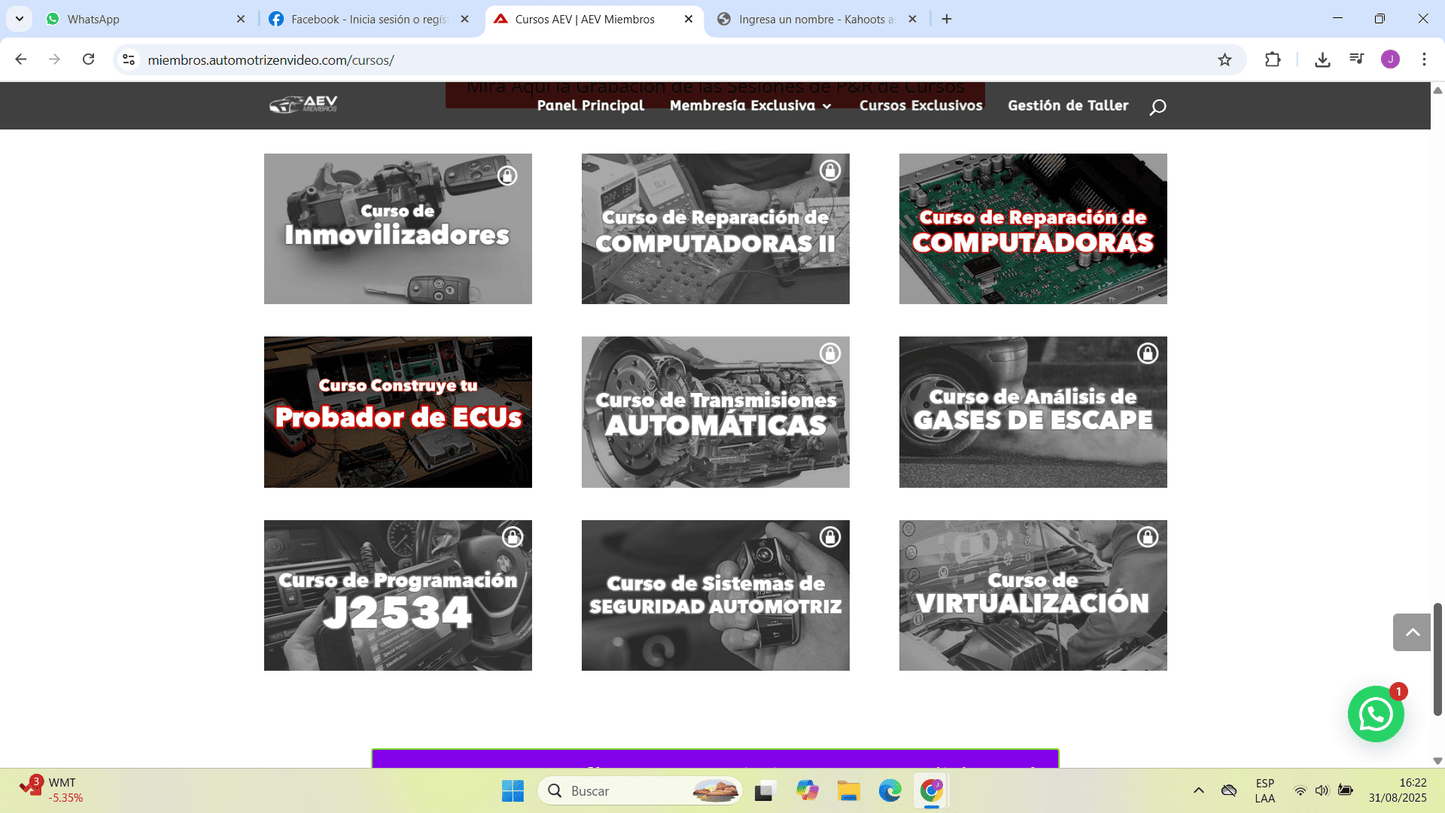 Cuenta premium AEV