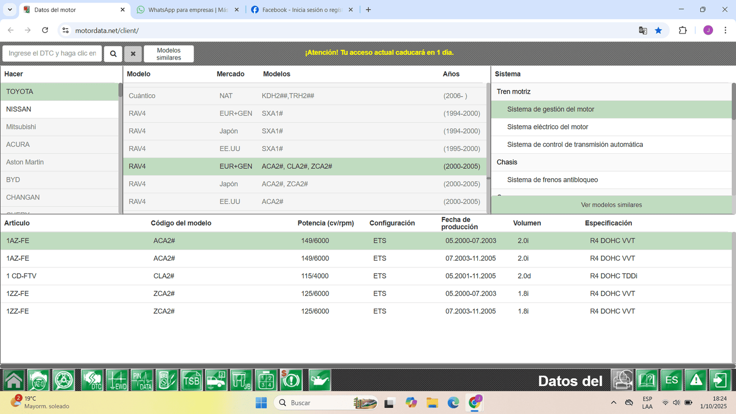 MotorData online