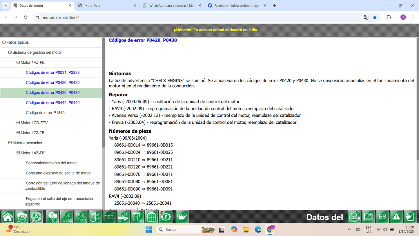 MotorData online