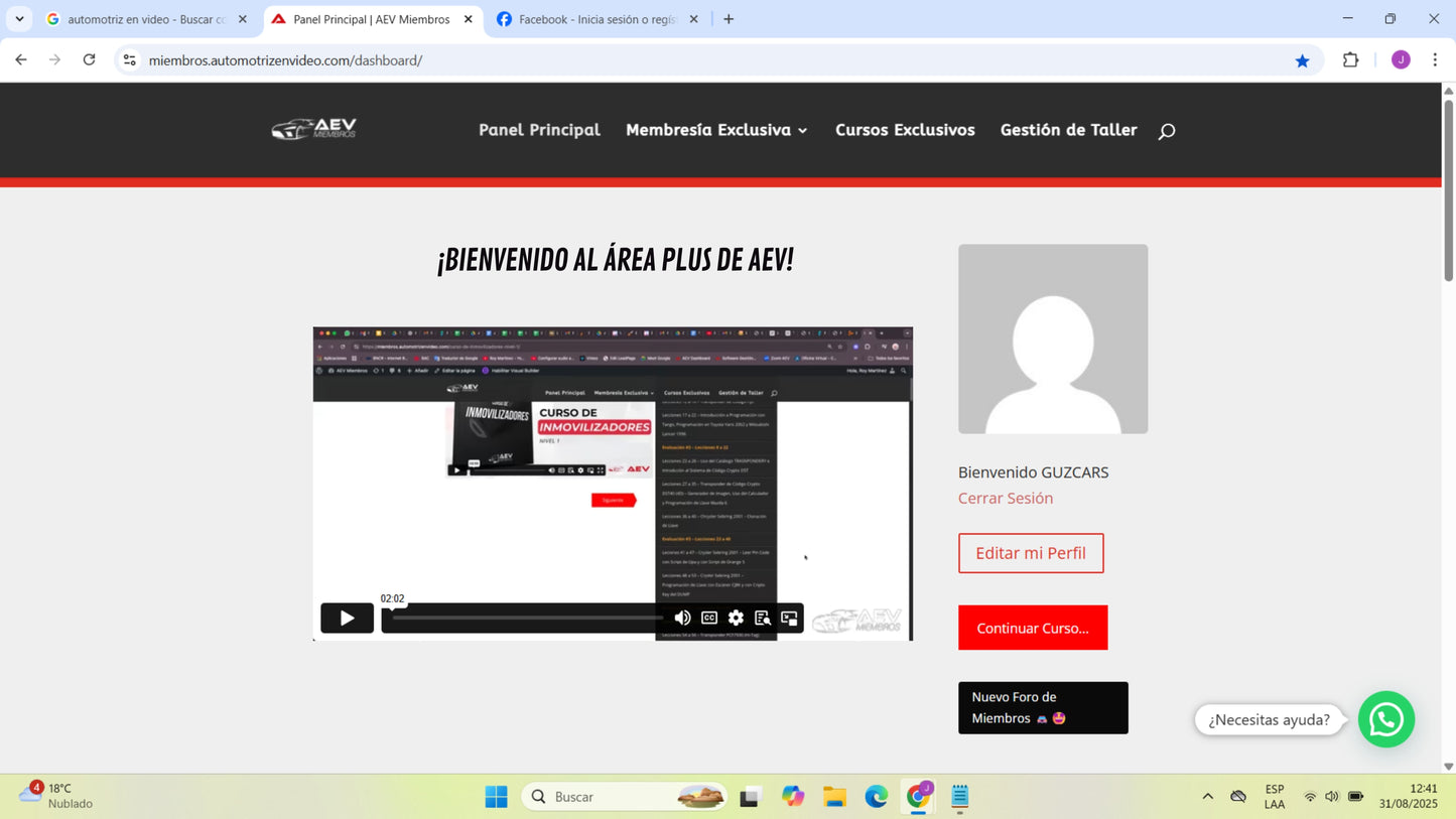 Cuenta Plus AEV