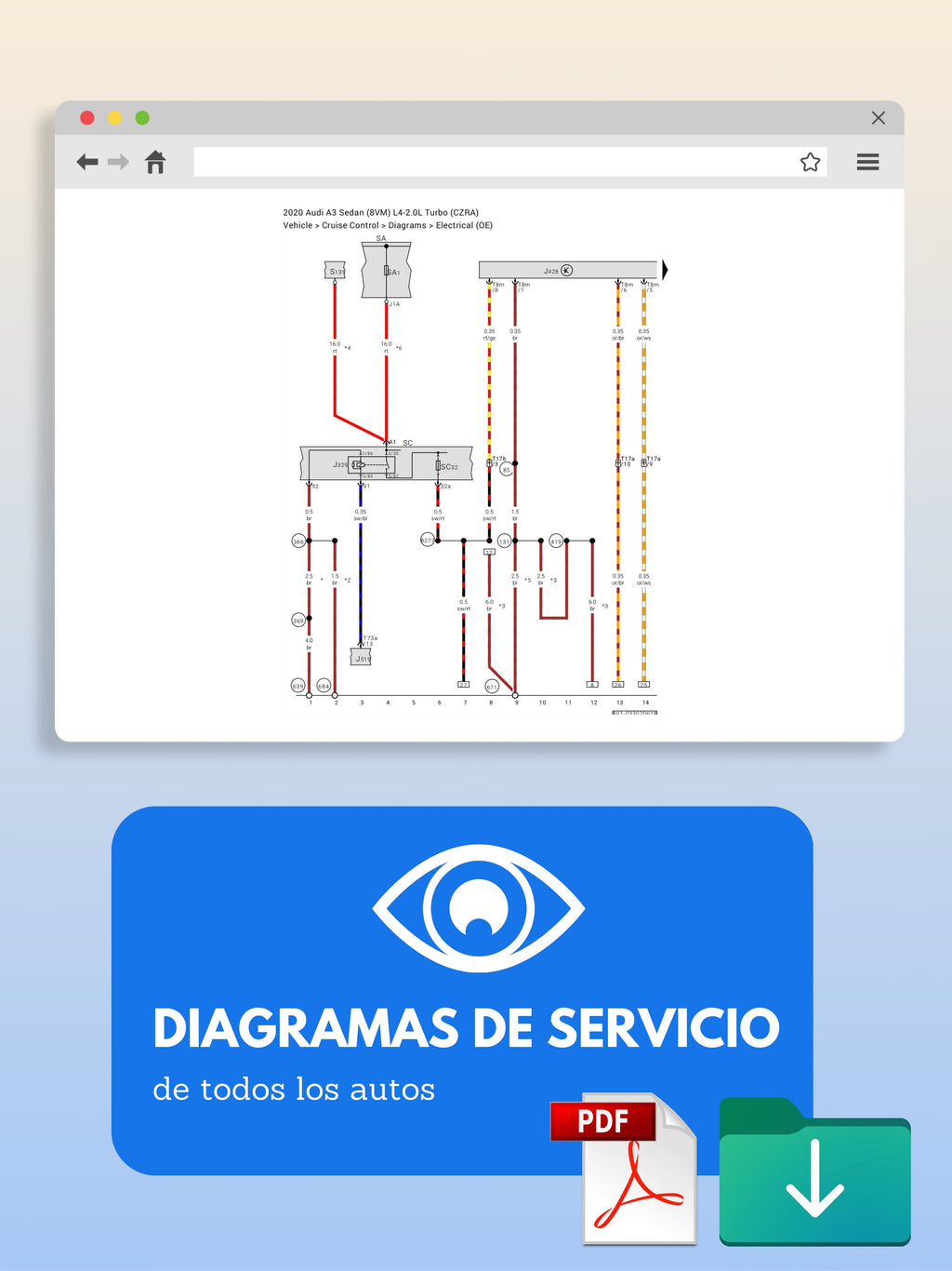 Información específica en manual de taller