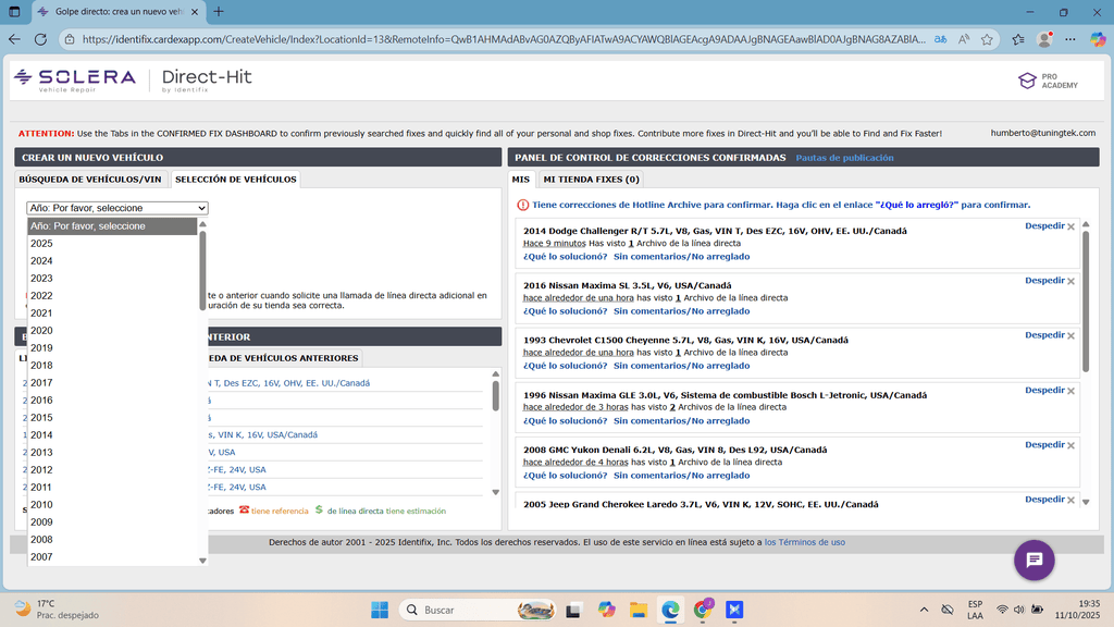 Identifix online 2025
