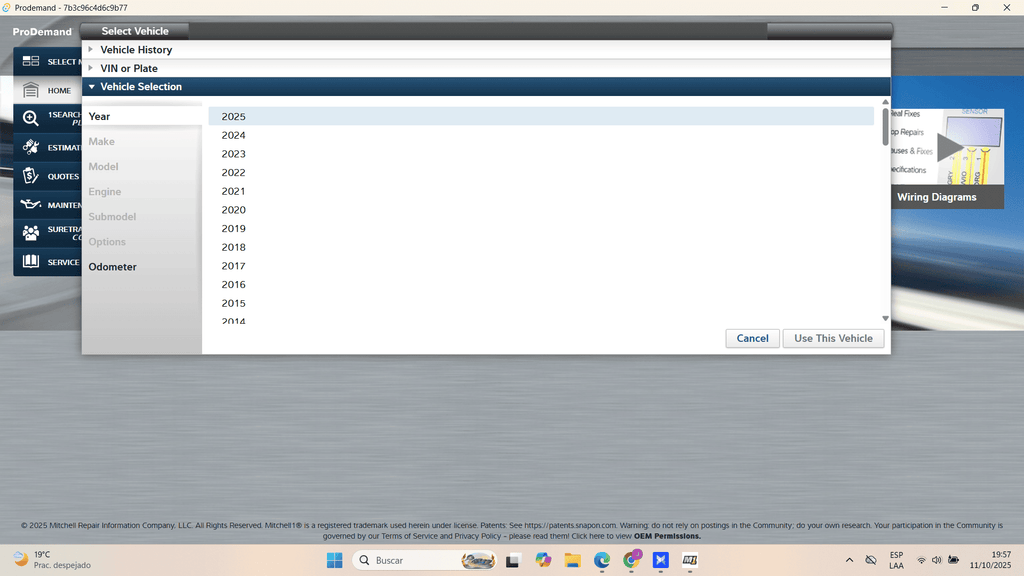 ProDemand Mitchell cars 2025