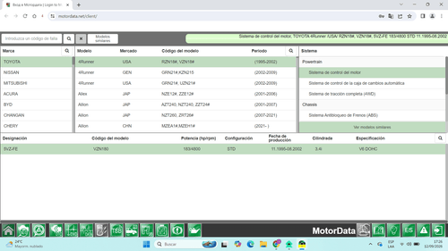 MotorData online 