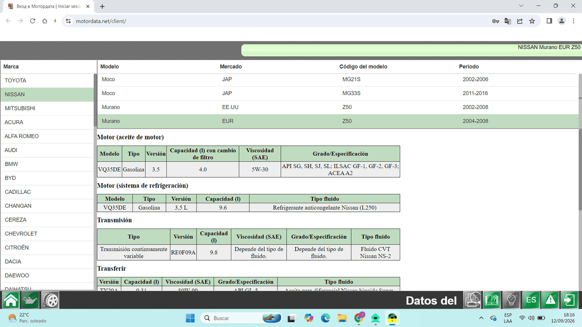 MotorData online 