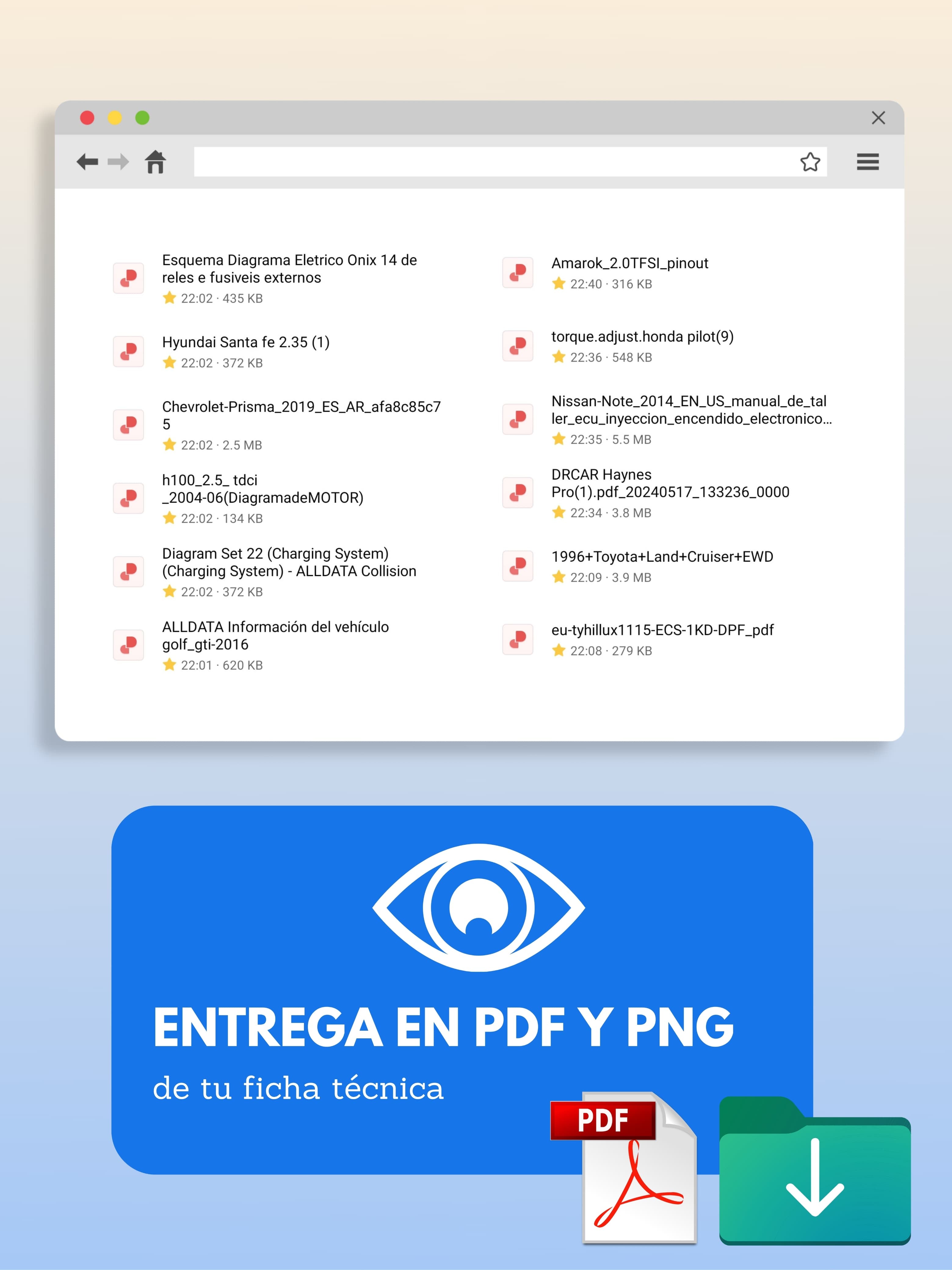 Información específica en manual de taller